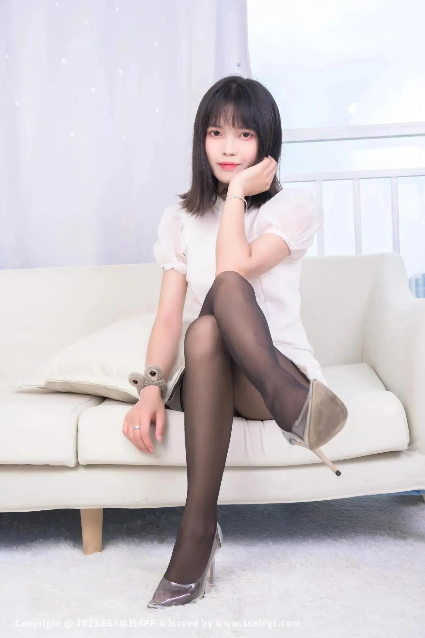 [SSA丝社]超清写真 NO.664 腿模丹丹的黑丝袜美足（上） [74P]插图3